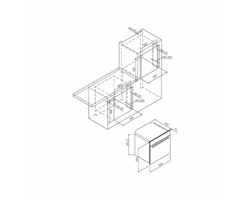 Духовой шкаф GRAUDE BE 60.3 S черный