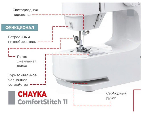 Швейная машина CHAYKA ComfortStitch 11 