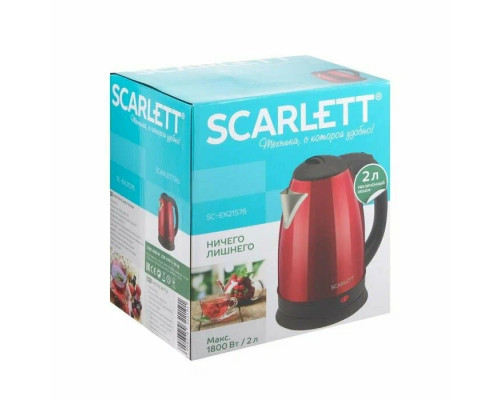 Чайник Scarlett SC-EK21S76 красный Чайник Scarlett SC-EK21S76 красный
