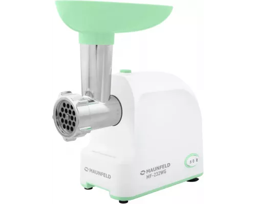 Мясорубка MAUNFELD MF-232WG белый/зеленый