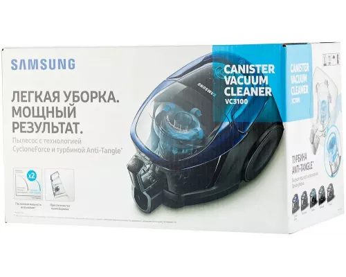 Пылесос Samsung VC18M3120VB синий