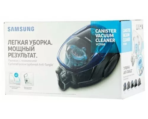 Пылесос Samsung VC18M3120VB синий
