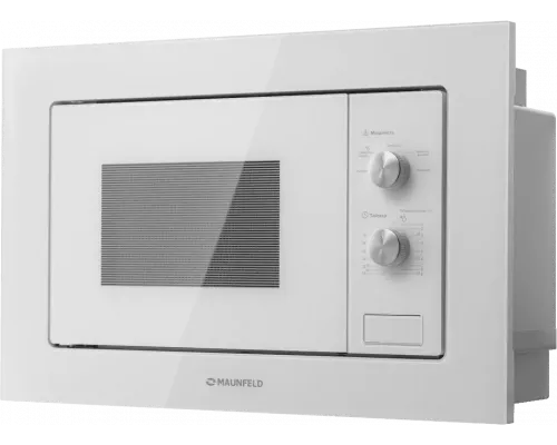 Встраиваемая микроволновая печь MAUNFELD MBMO.20.1PGW белый (стекло)