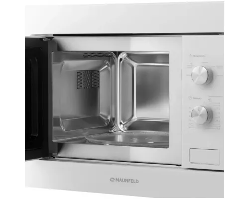 Встраиваемая микроволновая печь MAUNFELD MBMO.20.1PGW белый (стекло)