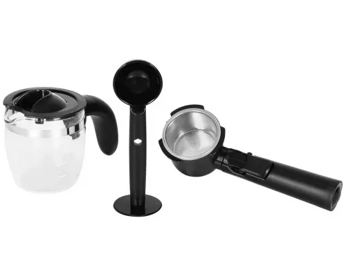 Кофеварка Hyundai HEM-1310 кремовый/серебристый