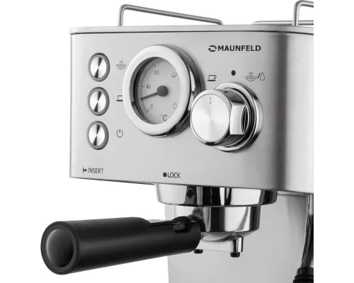 Кофеварка MAUNFELD MF-721S PRO нерж. сталь