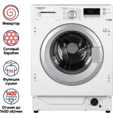 Встраиваемая стиральная машина MAUNFELD MBWM1486S