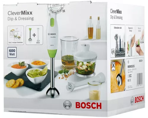 Блендер Bosch MSM2623G белый/зеленый