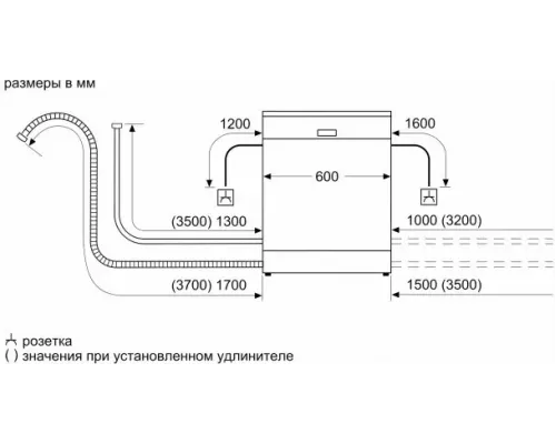 Встраиваемая посудомоечная машина Bosch SMV2ITX16E