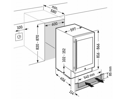 Винный шкаф Liebherr UWTES 1672