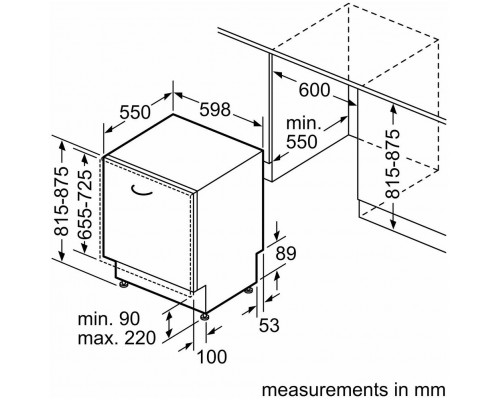 Встраиваемая посудомоечная машина SIEMENS SN63HX26MM IQ300