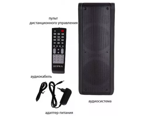 Музыкальный центр Supra SMB-770 черный