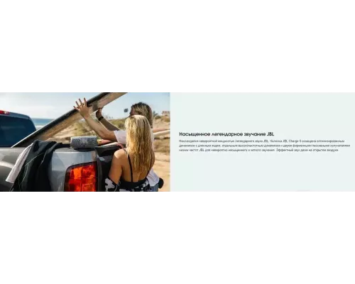 Портативная колонка JBL Charge 5 черная