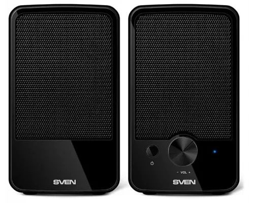 Акустическая система SVEN 312, черный {2.0, 100 – 20 000 Гц, 4Вт}