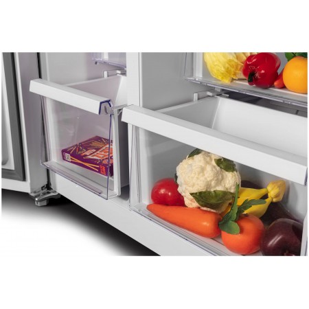 Холодильник HYUNDAI CS6073FV белый/стекло (SBS [3х дв.], FNF, инвертор)