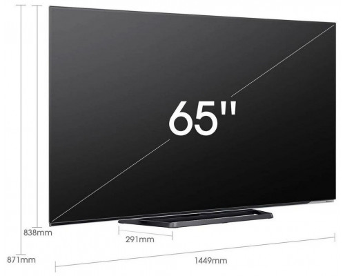 Телевизор OLED Hisense 65" 65A85H черный