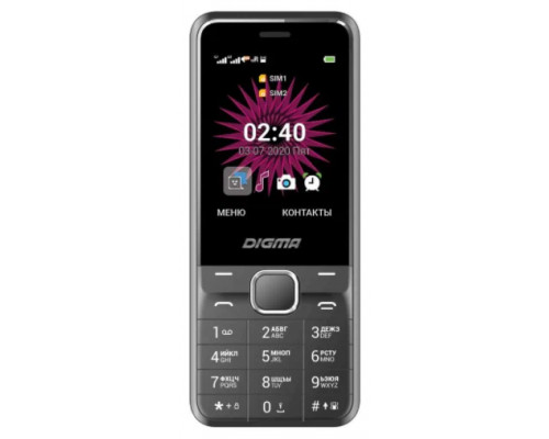 Телефон DIGMA A241 Linx 32Mb черный