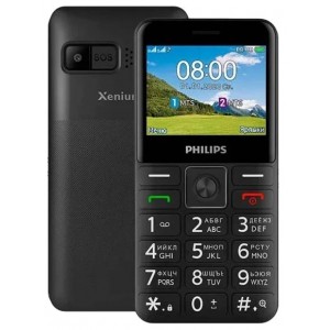 Телефон PHILIPS E207 Xenium черный