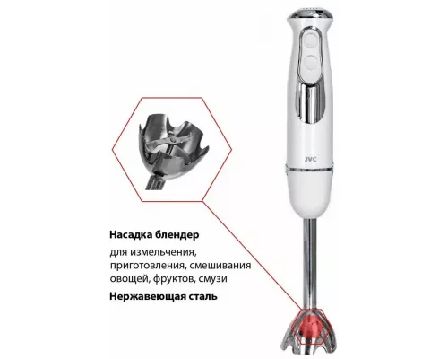 Блендер JVC JK-HB5122 белый/сталь