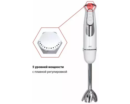 Блендер JVC JK-HB5122 белый/сталь