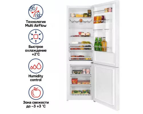 Холодильник MAUNFELD MFF200NFWE