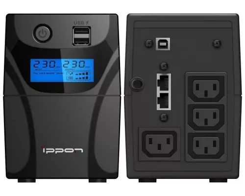 ИБП IPPON Back Power Pro II 800 480Вт 800ВА черный