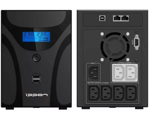ИБП IPPON Smart Power Pro II 1600 960Вт 1600ВА черный