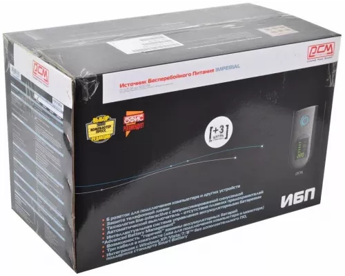 ИБП POWERCOM Imperial IMD-1200AP черный