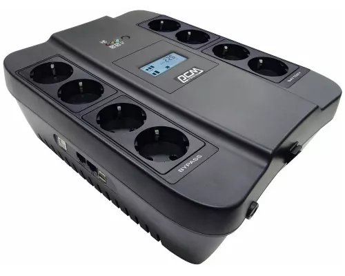ИБП POWERCOM Spider SPD-1100U LCD 605Вт 1100ВА черный