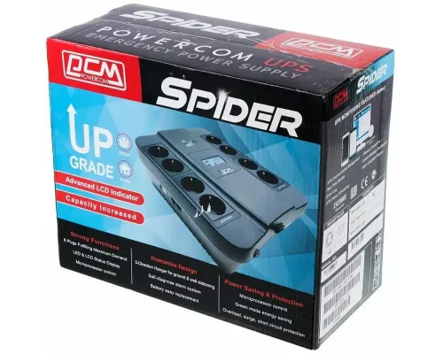 ИБП POWERCOM Spider SPD-550U LCD 330Вт 550ВА черный