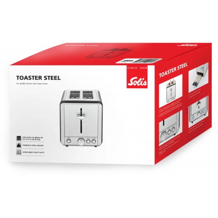 Тостер Solis Toaster Steel (type 8002)