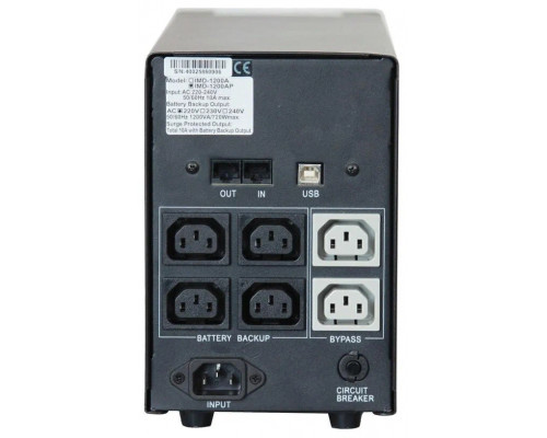 ИБП POWERCOM Imperial IMD-1200AP черный