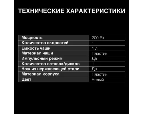 Измельчитель Hyundai HYC-G2110 белый