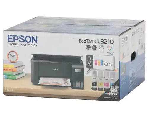 МФУ струйное Epson L3210 A4 USB черный