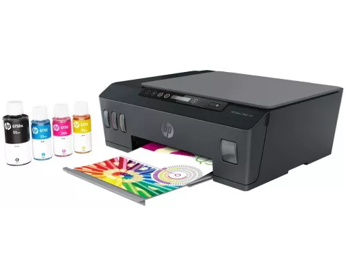 МФУ струйное HP Smart Tank 500 AIO (4SR29A) A4 USB черный