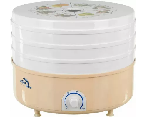 Сушилка для овощей и фруктов Ротор Дива СШ-007 белый