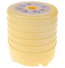 Сушилка для овощей и фруктов СУХОВЕЙ МП 5 поддонов желтый