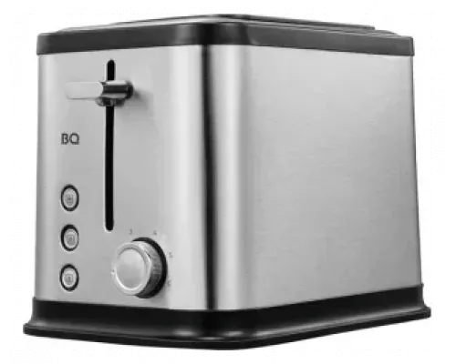 Тостер BQ T1005 чёрный-стальной