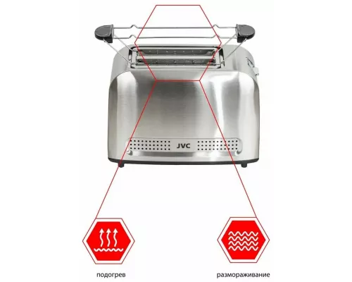Тостер JVC JK-TS626 нержавеющая сталь