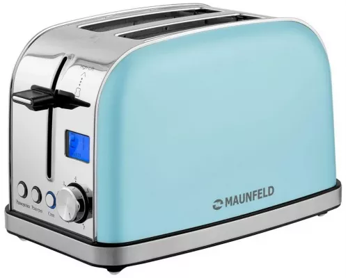 Тостер MAUNFELD MF-821BL голубой