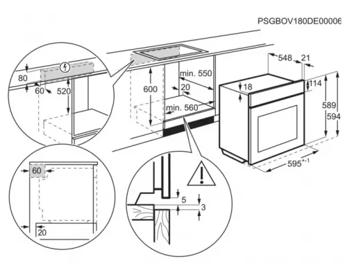 Духовой шкаф Electrolux EOF4P56X