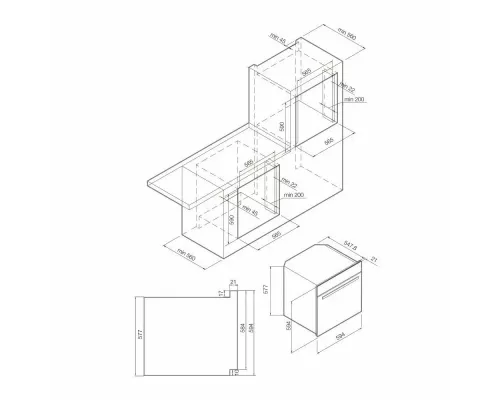 Духовой шкаф GRAUDE BM 60.3 W