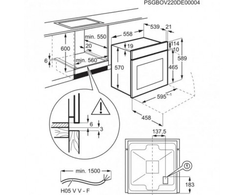 Духовой шкаф Electrolux EOF4P56X