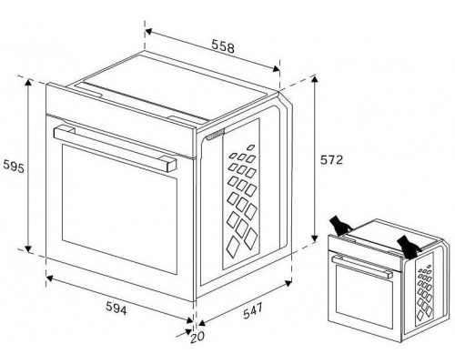 Духовой шкаф Indesit IFE 3634 IX нержавеющая сталь