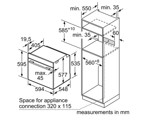 Духовой шкаф Bosch HBG675BS1