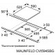 Варочная поверхность MAUNFELD CVI594SWH