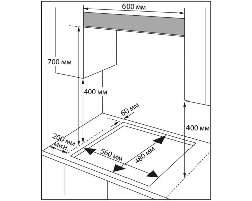 Варочная поверхность HIBERG VM 60440 W