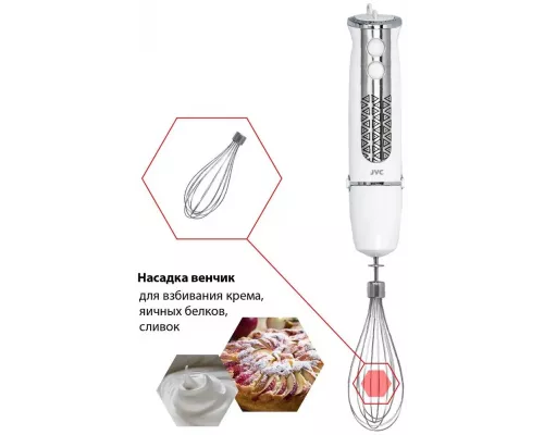 Блендер JVC JK-HB5036 белый/сталь