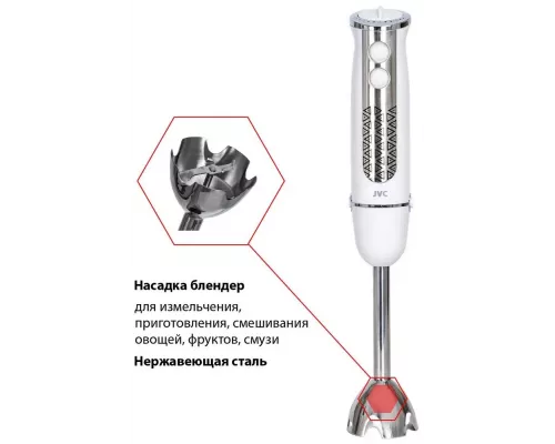 Блендер JVC JK-HB5036 белый/сталь