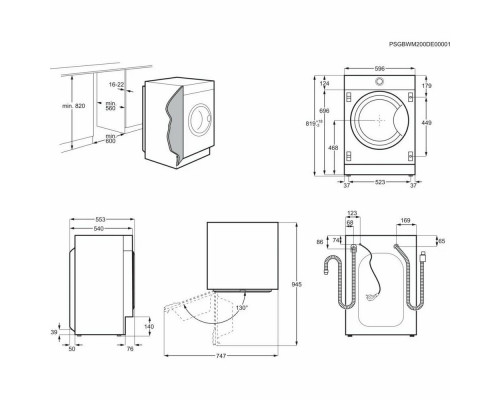 Встраиваемая стиральная машина Electrolux EW7W368SI